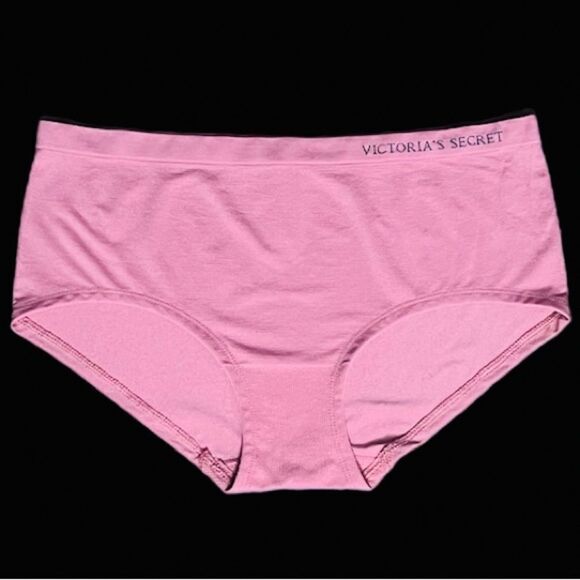 Victorias Secret Seamless Supersoft Smooth Hiphugger Hipster Panty dark pink - Picture 1 of 3